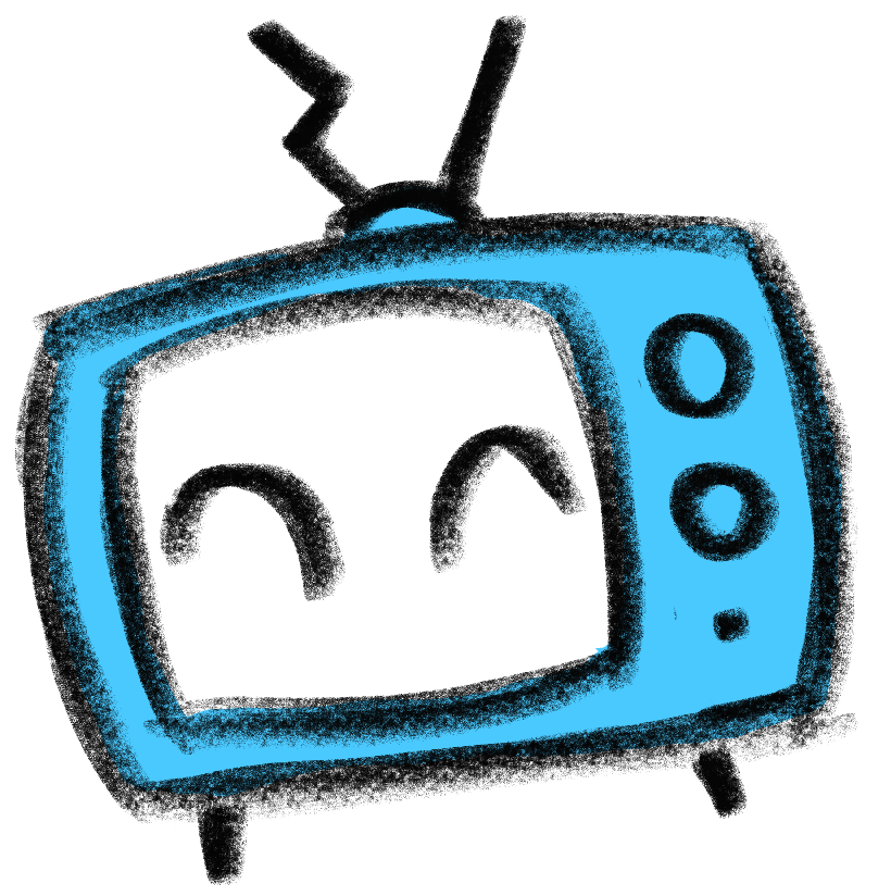a cute tv